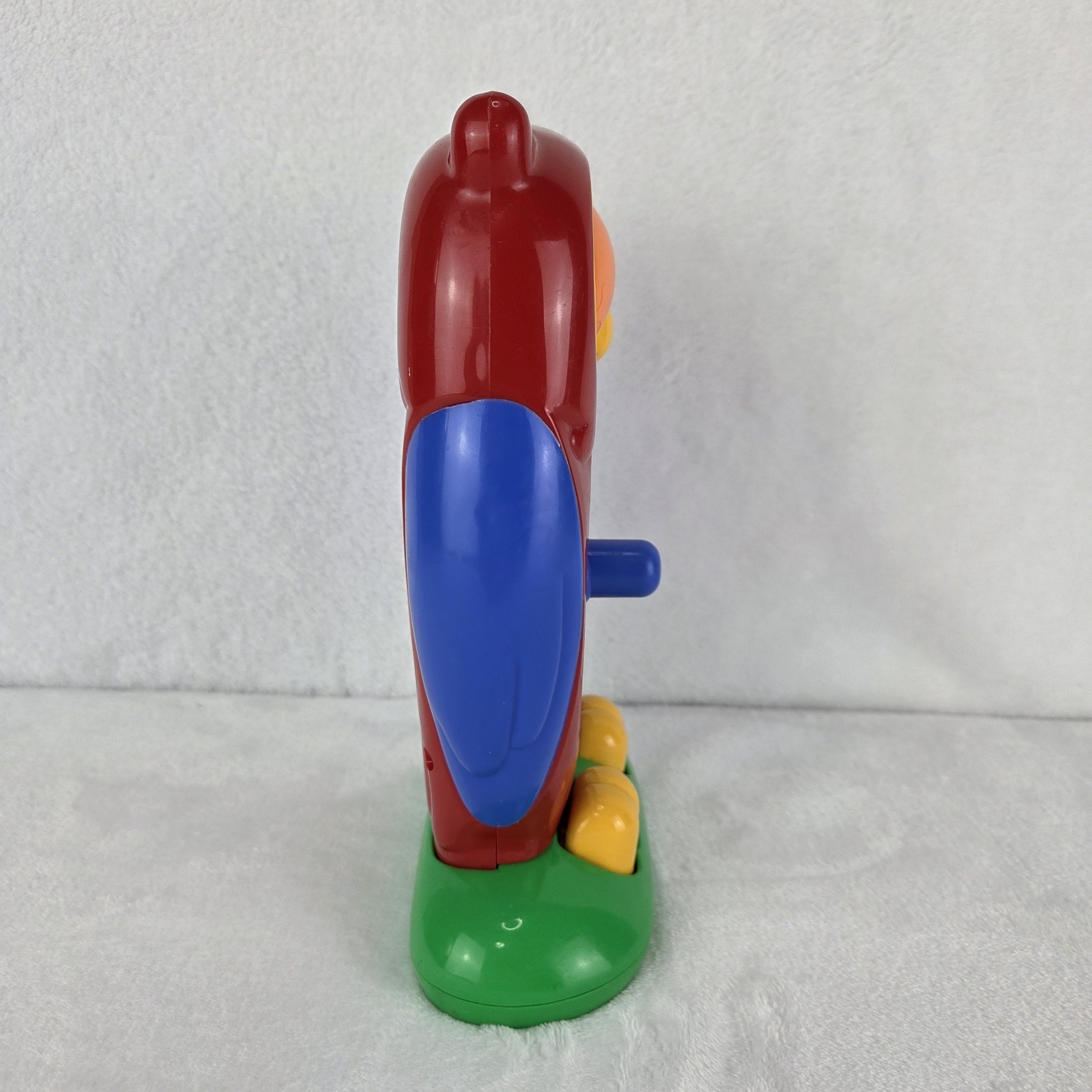 Vintage 1990 TOMY Owl Teaching Clock Toy Mechanical Working Educational