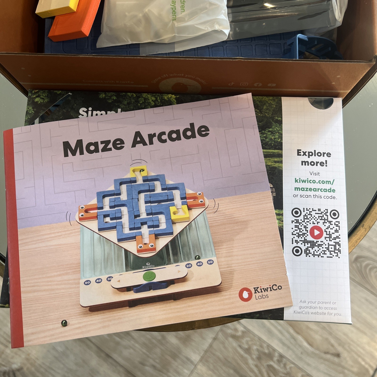 KiwiCo Maze Arcade STEM Science Build Set Ages 9-12+ NEW Unopened