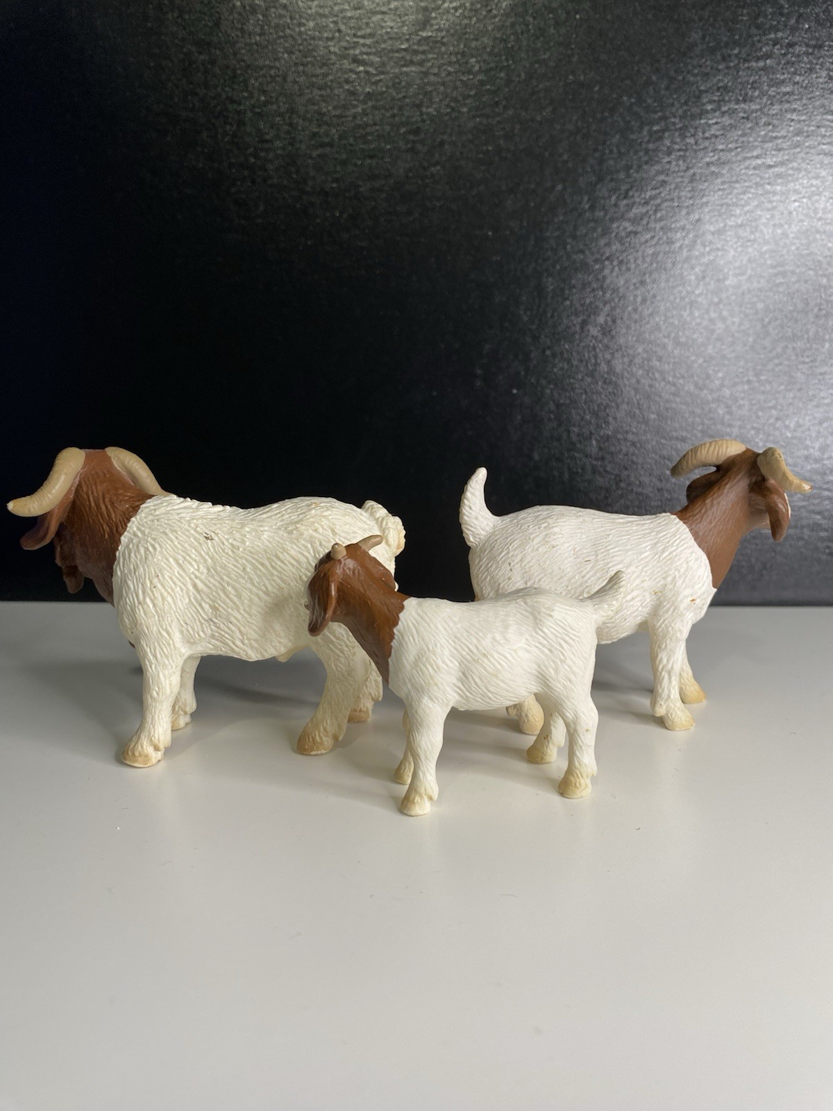 Schelich Boer Goat Family Set Retired 2001 Farm Animals Figures