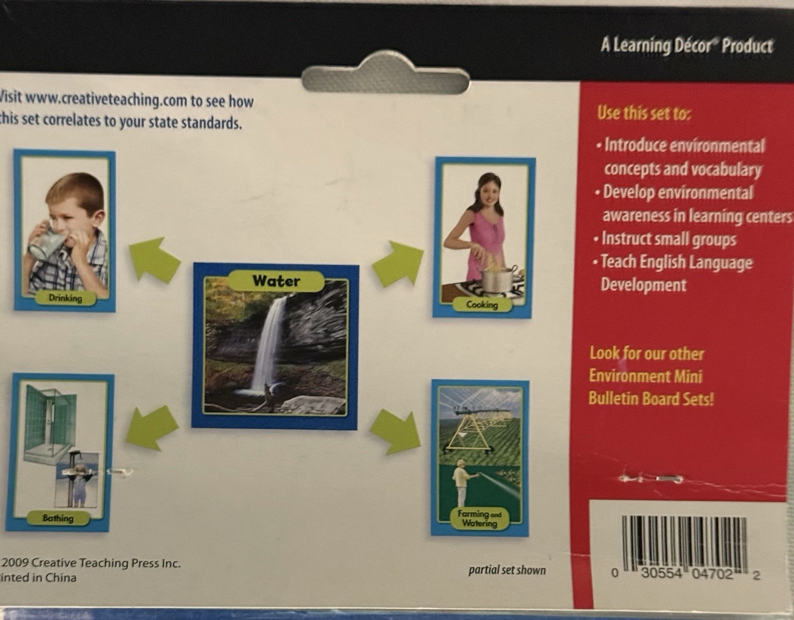 Natural Resources Mini Bulletin Board Set CTP Grades K-5 NEW