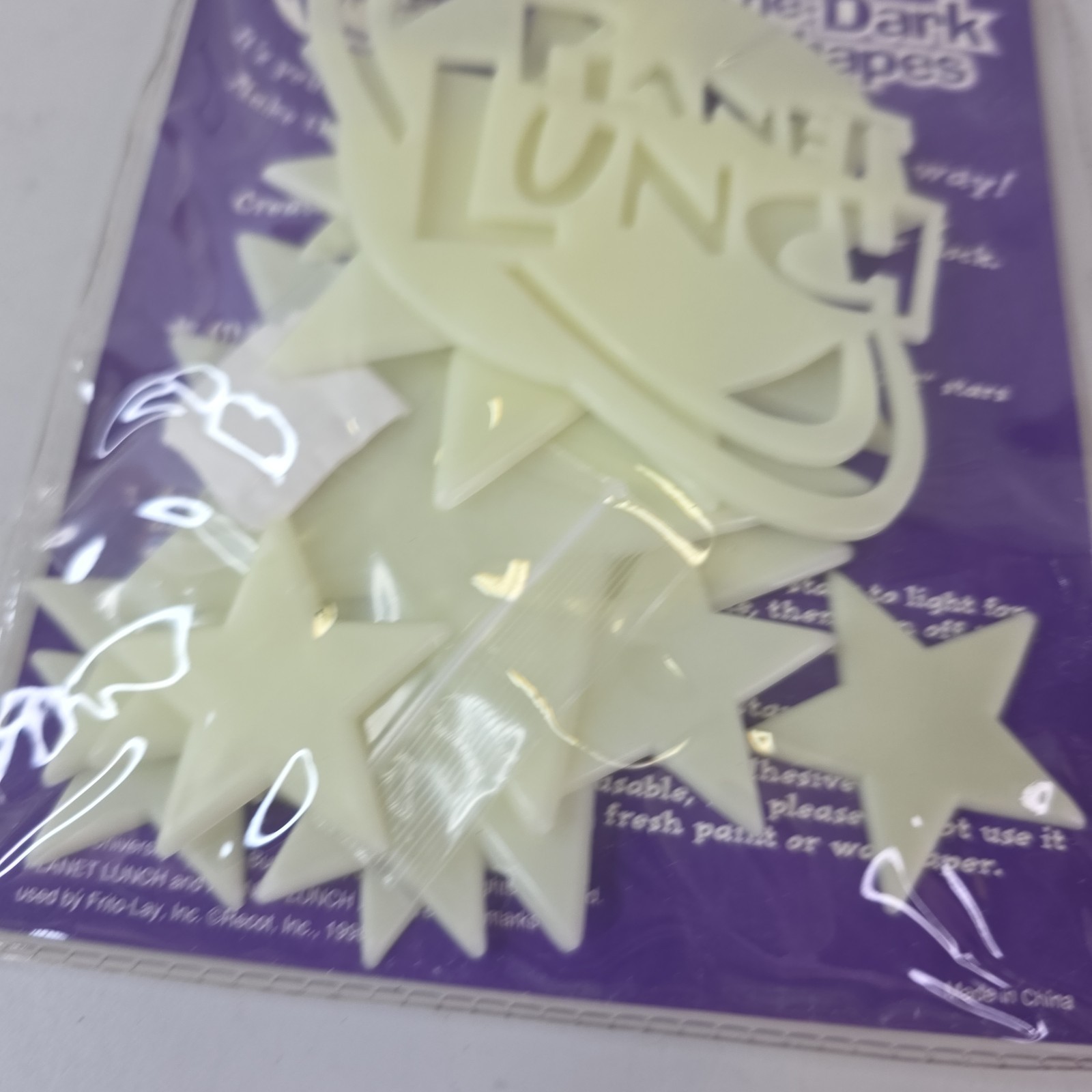 Planet Lunch Glow-In-The-Dark Ceiling Stars Frito Lay Promo 1998 Vintage Fun