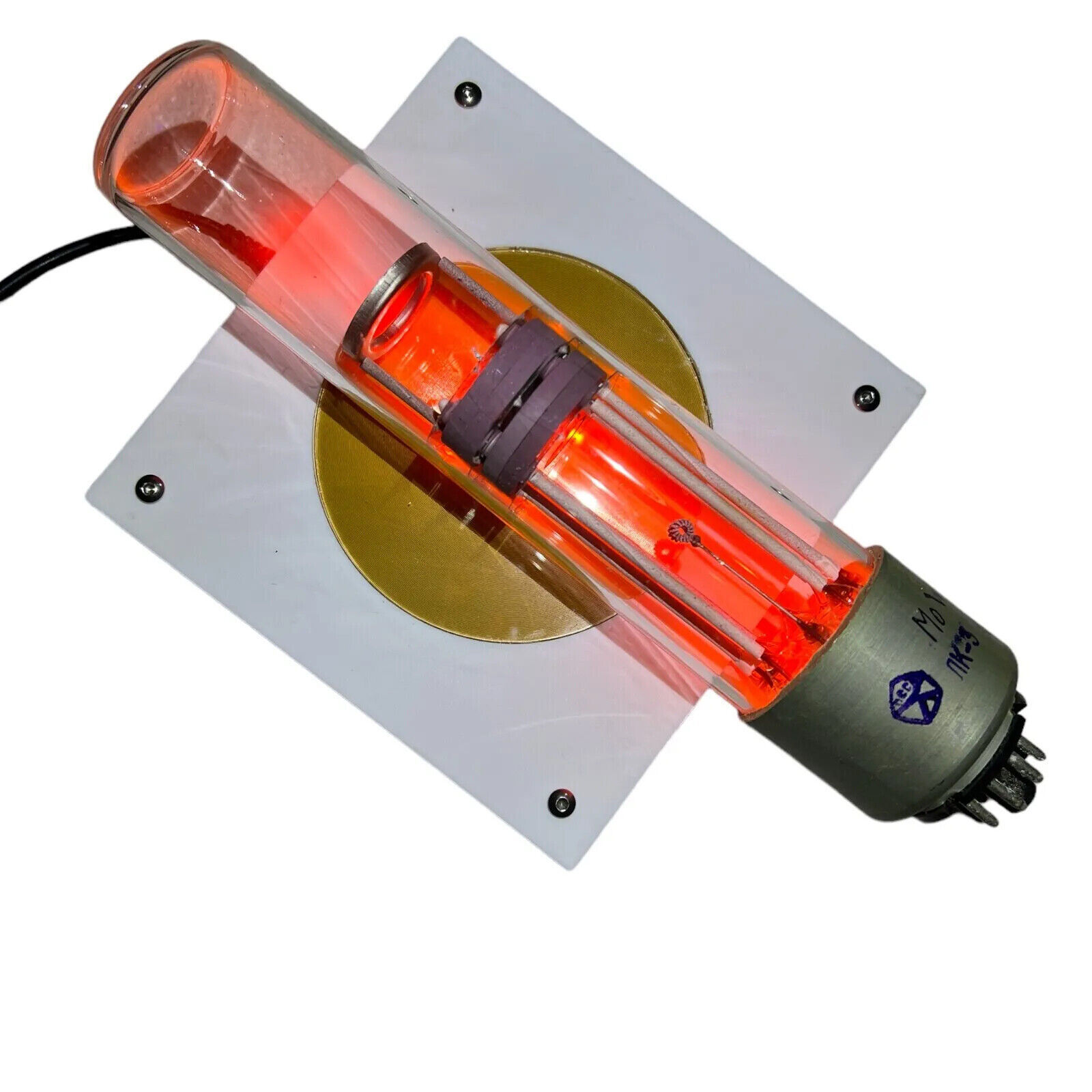 Flat powerful tesla coil and compact for gas-discharge tubes and bulbs 110V/220V