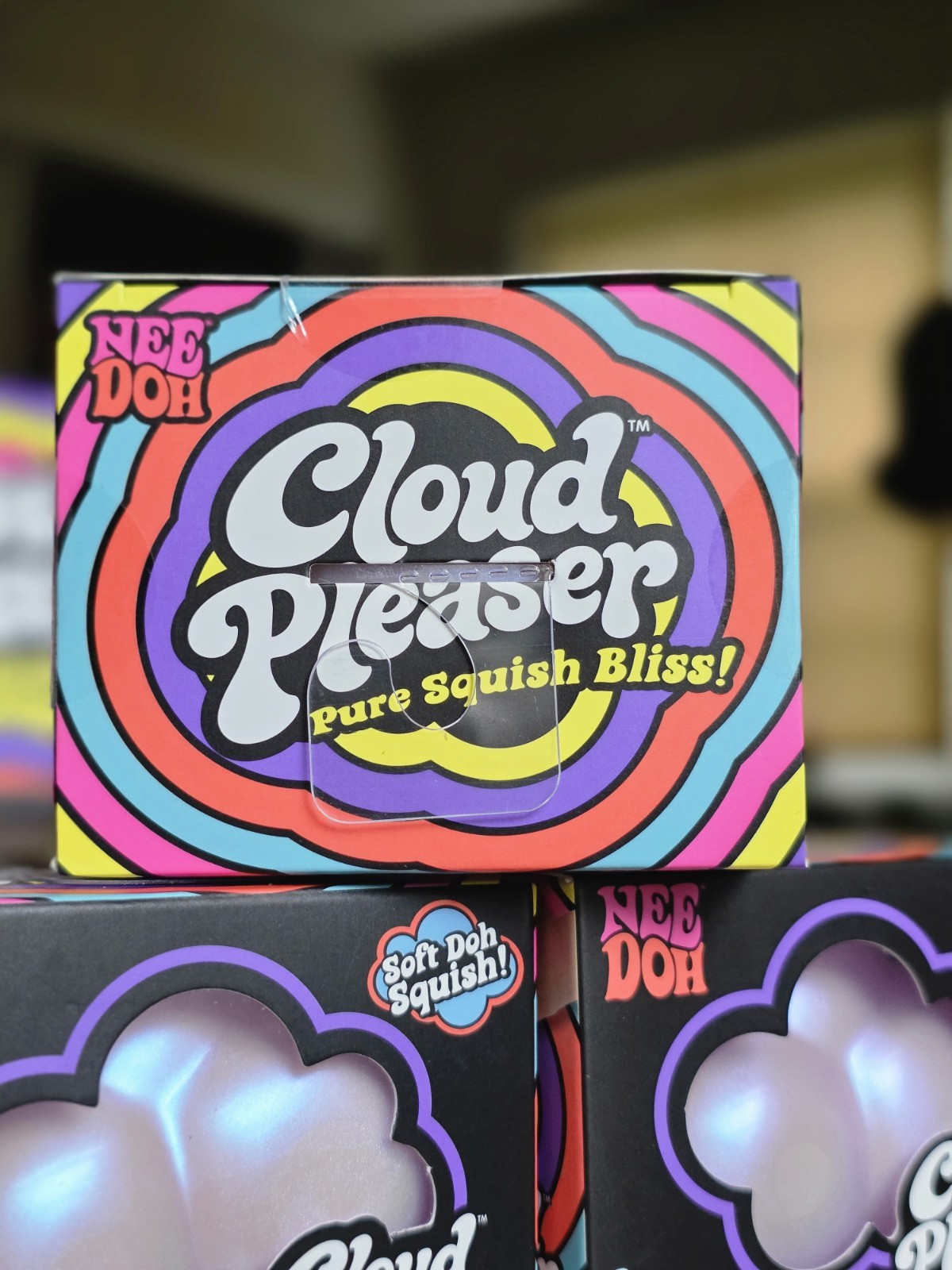 Lot of 12 Authentic NEW RELEASE Schylling Nee Doh Cloud Pleaser With Display