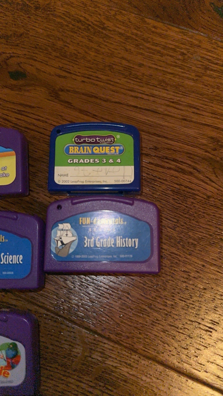 LeapFrog LeapPad Lot of 10 Game Cartridges Vintage 2000s Educational Kids Bundle