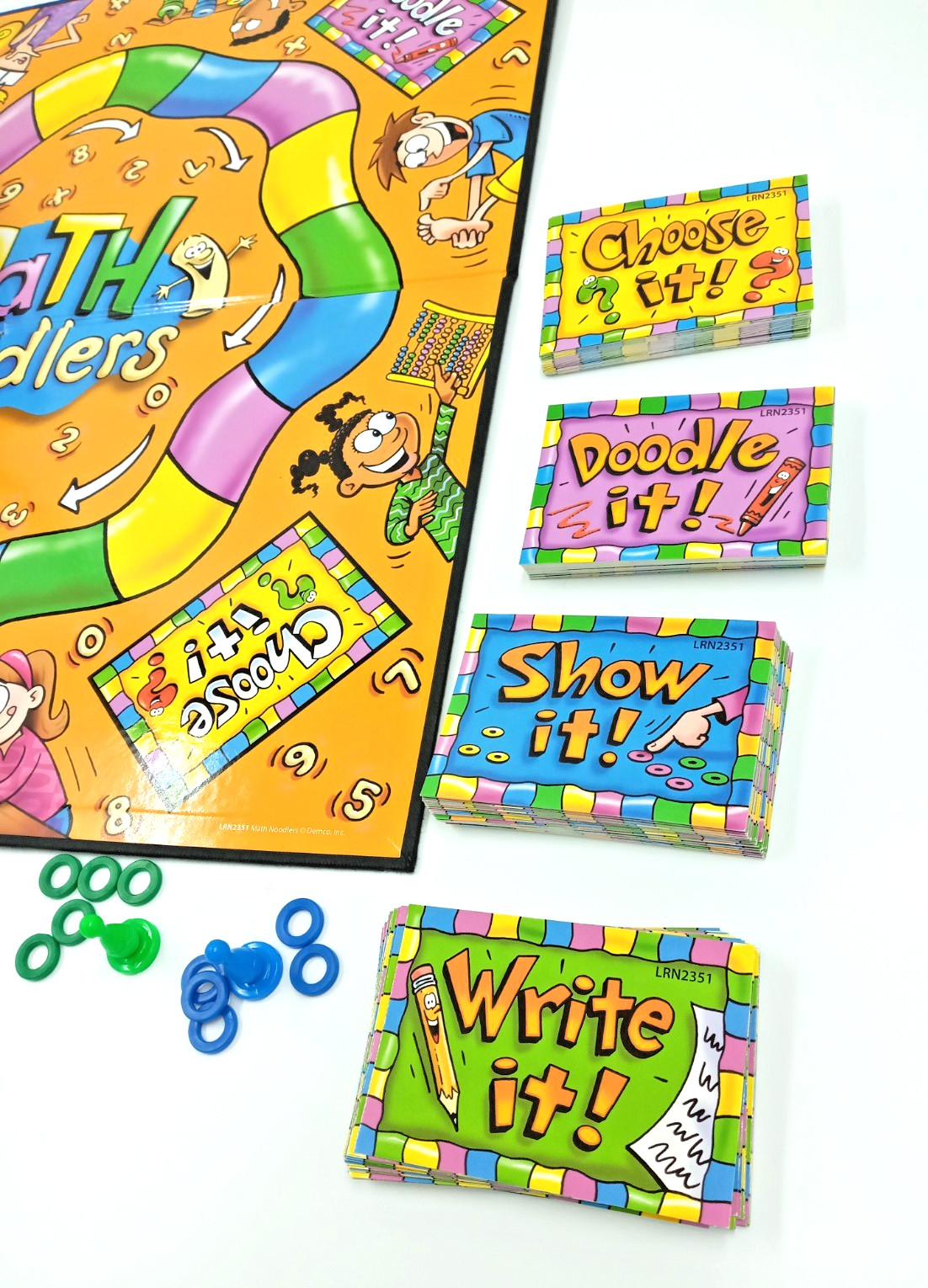 Math Noodlers Game, Grades 4-5 by Edupress- INCOMPLETE / MISSING Parts / Pieces