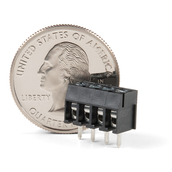[ SparkFun PRT-15519 ] Screw Terminals 3.5mm Pitch (4-Pin)