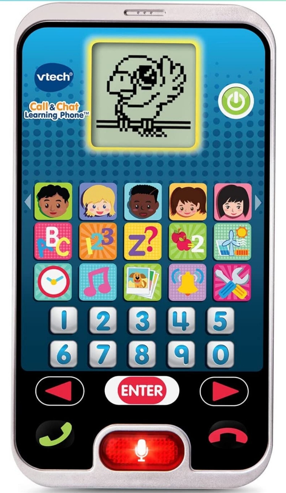 VTech Call & Chat Learning Phone Educational Cellphone Numbers Letters Games NEW