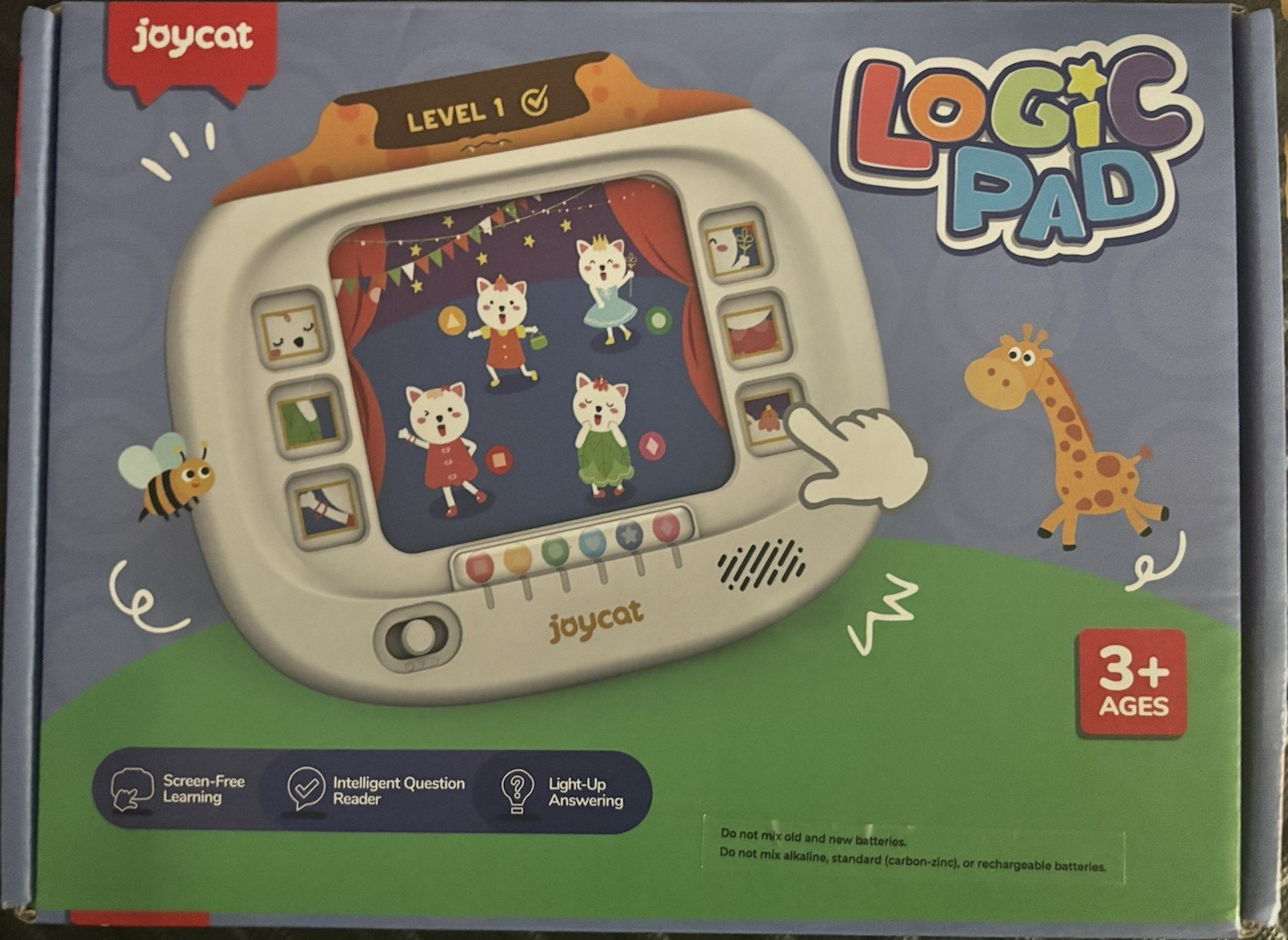joycat Logic Pad Electronic Learning System for Ages 3+ (3-4 Years)