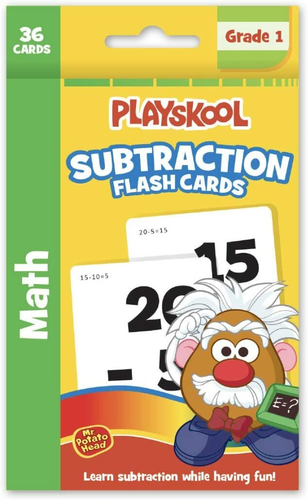 Flash Cards Playskool Learning Educational and Games for Kids (Subtraction)