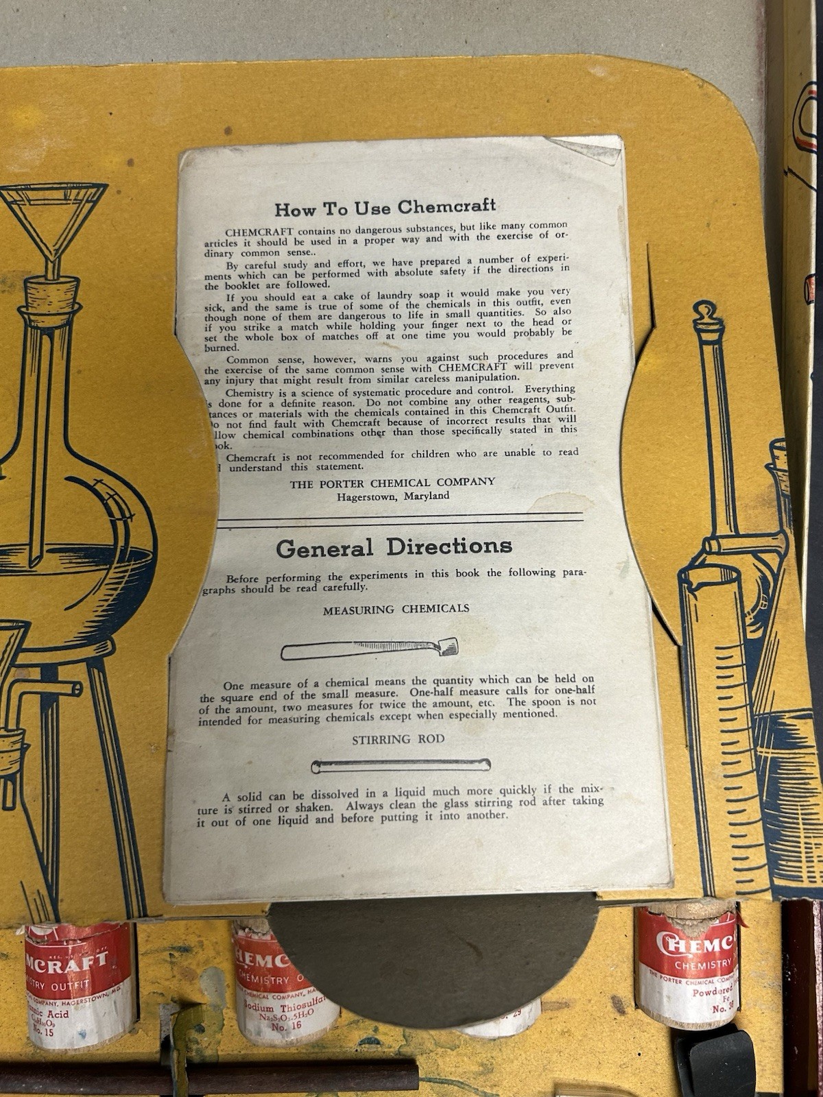 Chemcraft The Wonders Of Modern Chemistry No. 2 Porter Chemical Co.