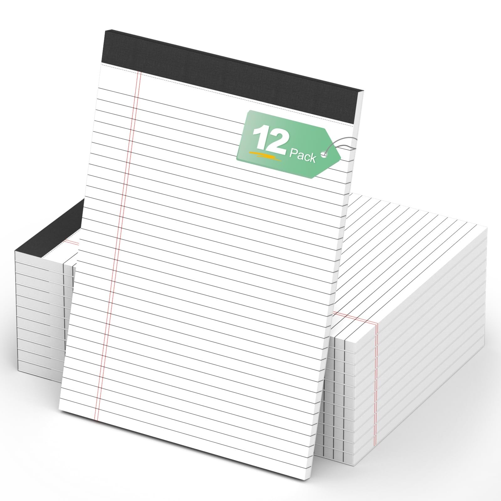12 Pack Legal Pads 8.5 x 11 Note Pads 8.5 x 11 Inch Notepad 360 Sheets Writin…