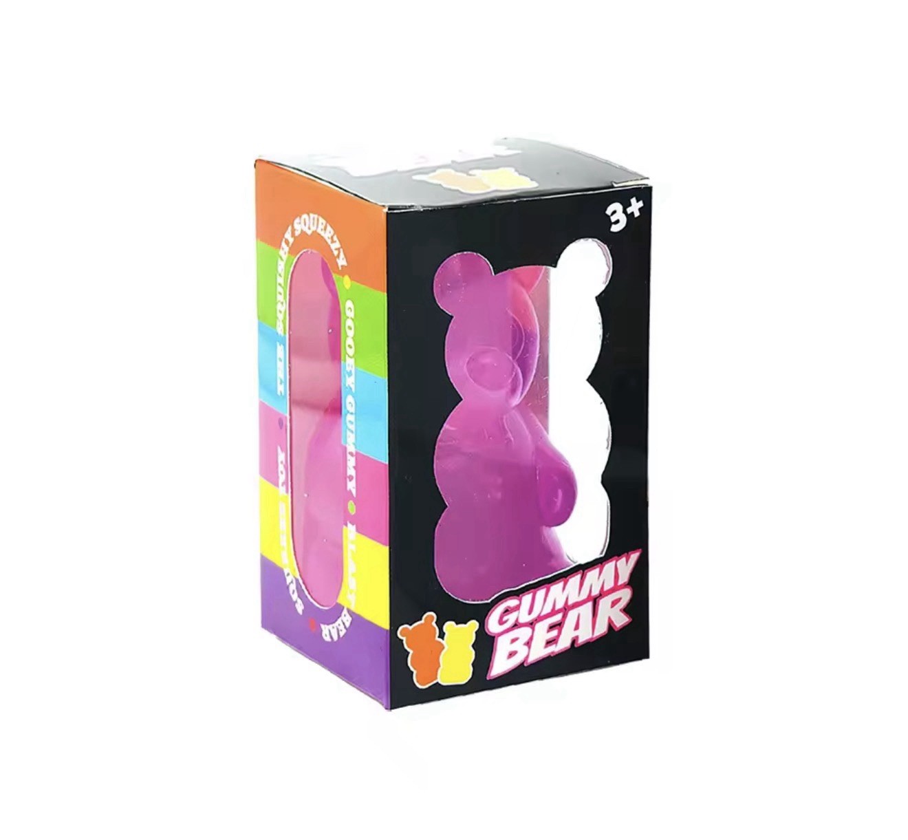 Gummy Bear Tactile Squeeze Toy, Multicolor, Ages 3+ (3-4 Years)