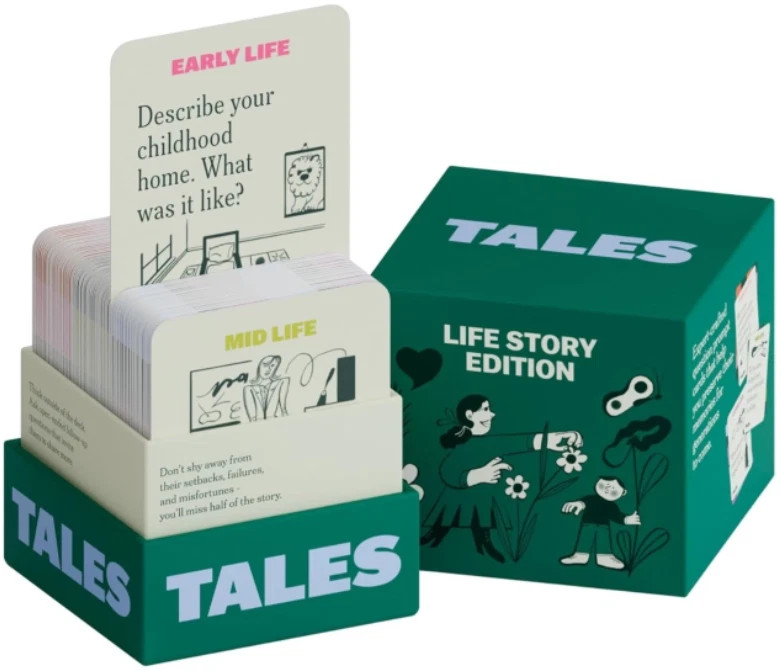Tales Conversation Starter Cards Card Game For Family/Couples/Life story Edition