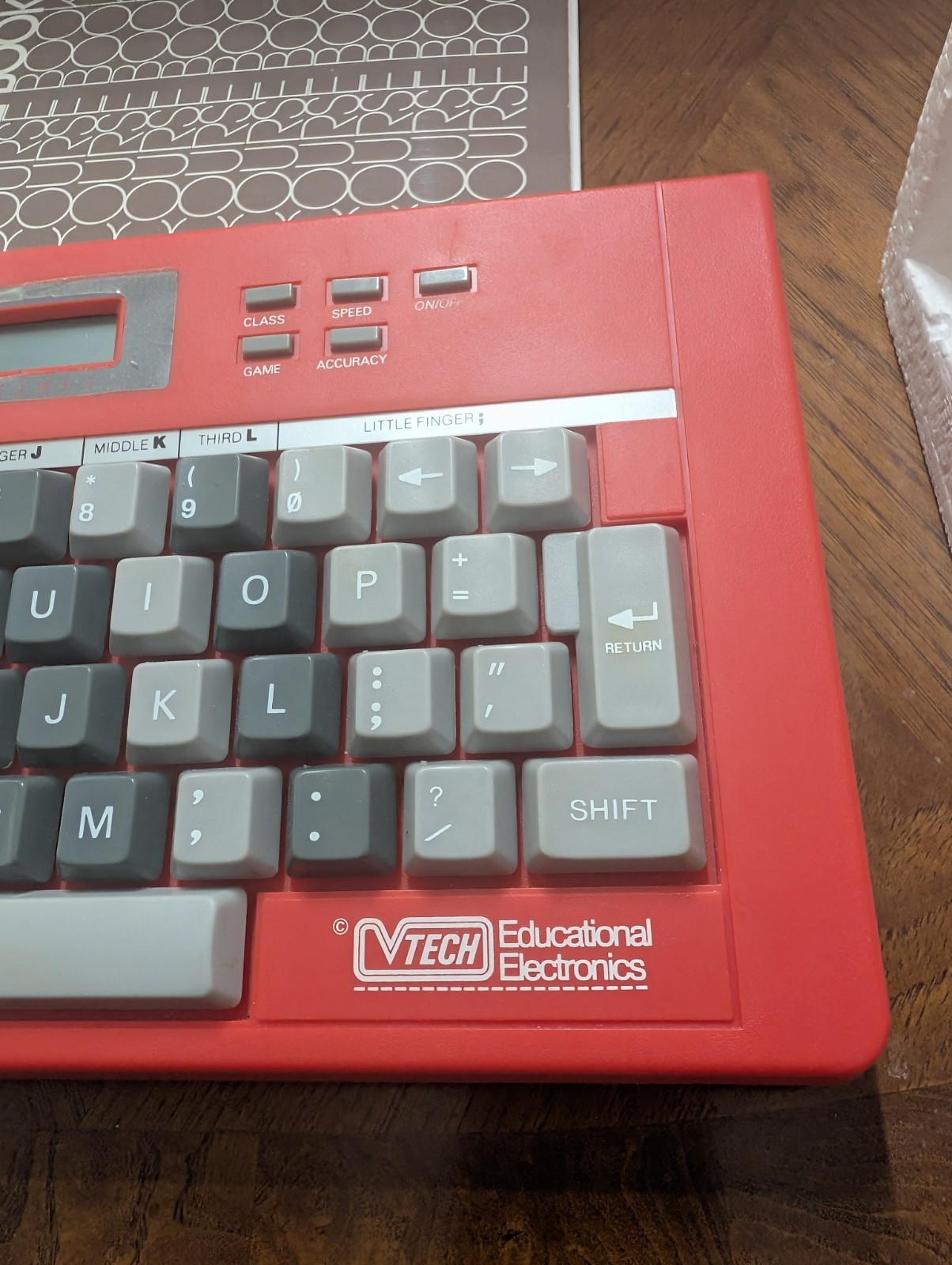 VTG VTech Type-right Typing Game Interactive Teaching Practice Machine 1985 Work
