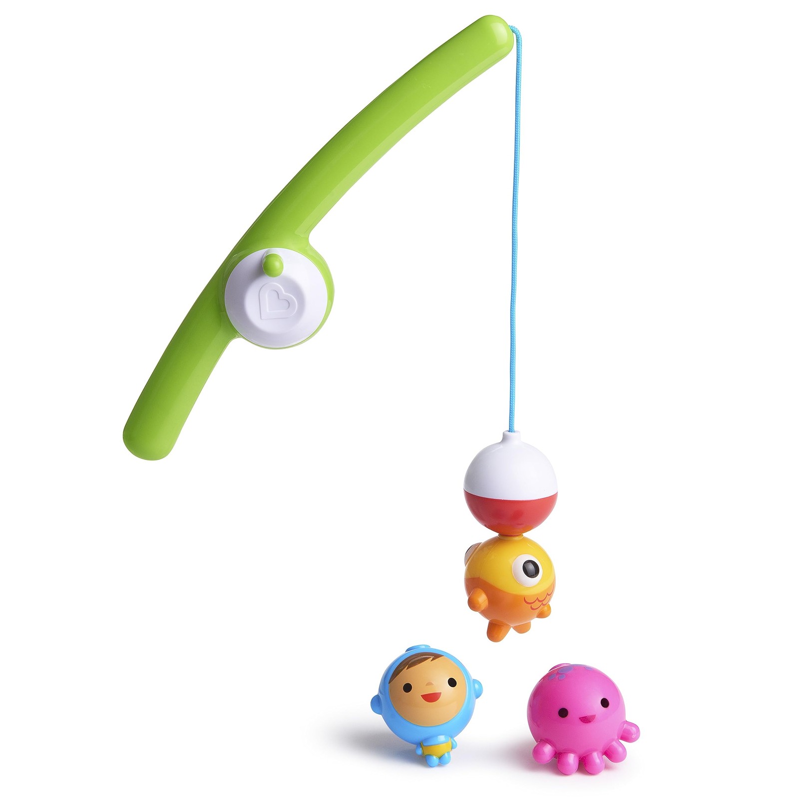 Munchkin Fishin’ Magnetic Baby Toddler Bath Toy – 4pc Set, Ages 12M+