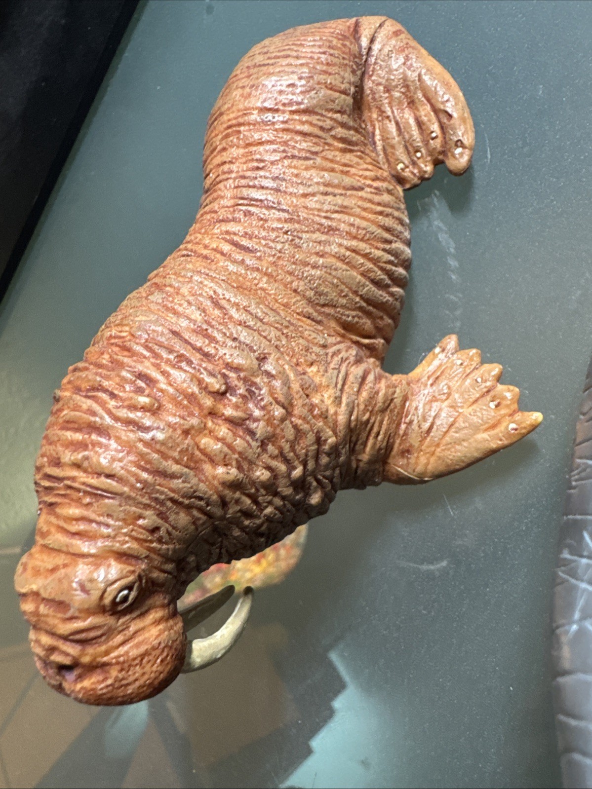 Vintage PVC Manatee Adult Safari Ltd 1996 6” Gray Aquatic & Walrus 1994 6”