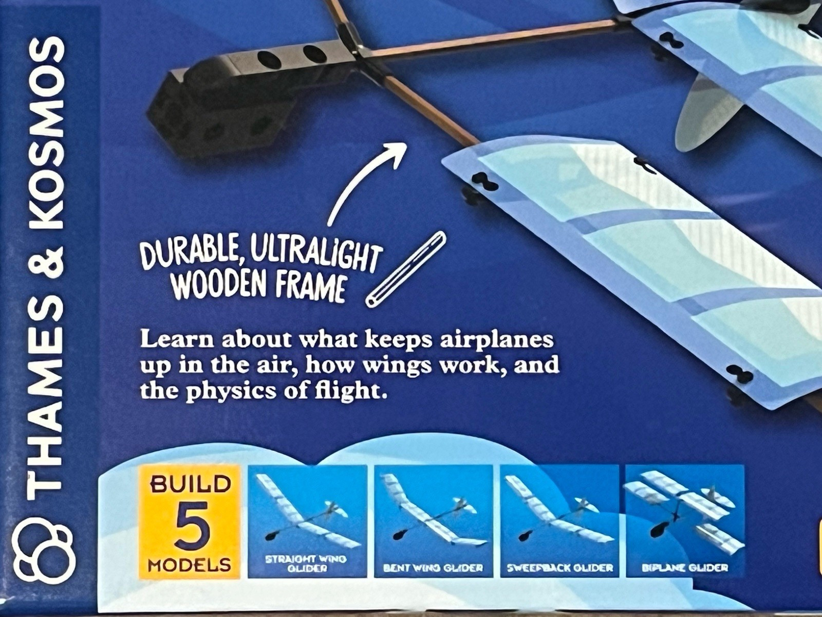 Thames & Kosmos Ultralight Airplanes STEM Experiment Kit | Build 5 Gliders 2022