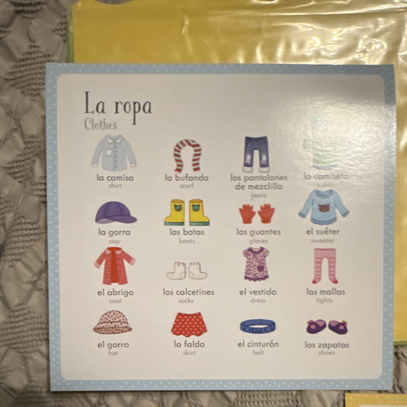 Usborne Listen and Learn First Spanish Words Interactive Educational Book