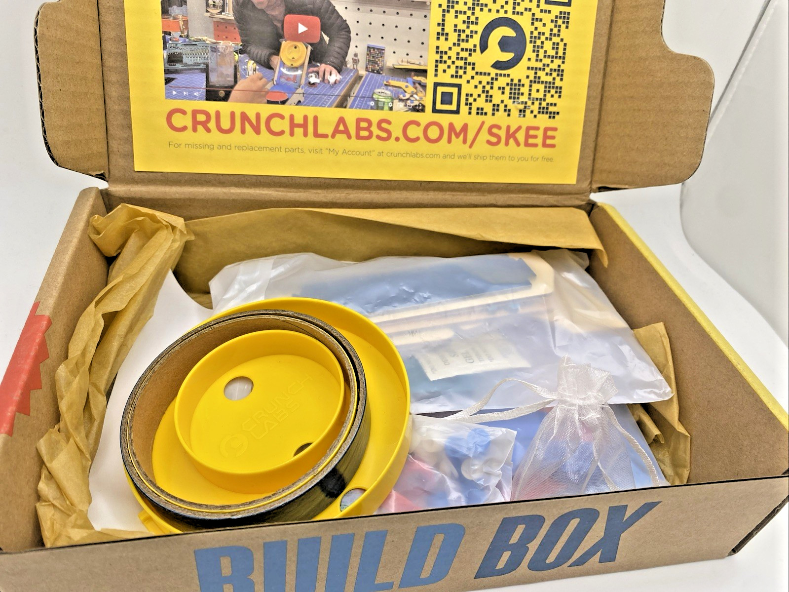 Crunch Labs Trampoline Toss STEM Kit Mark Rober Build Box