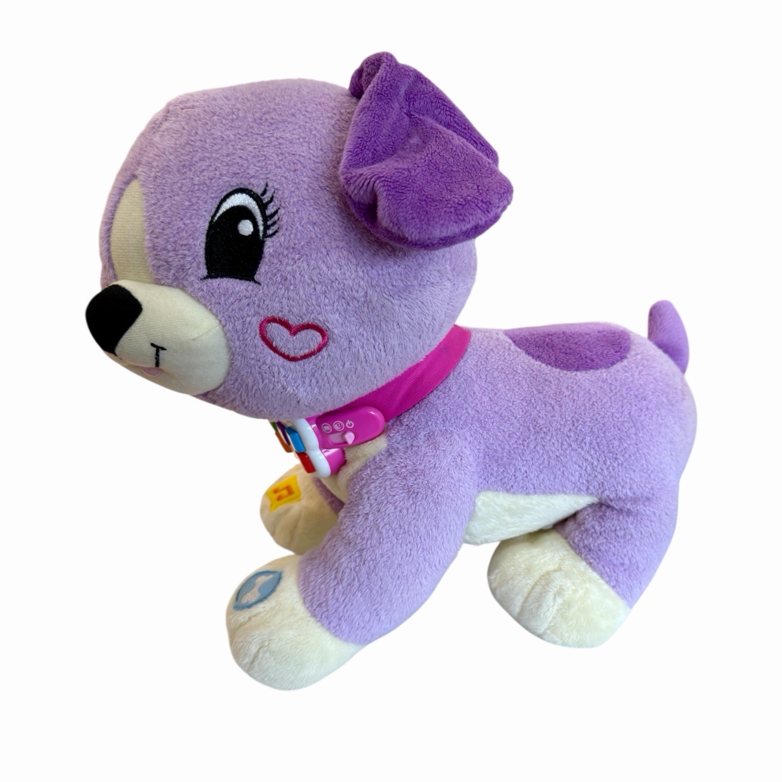 LeapFrog Violet Read With Me Interactive Plush Dog Tested Works EUC!! RARE!
