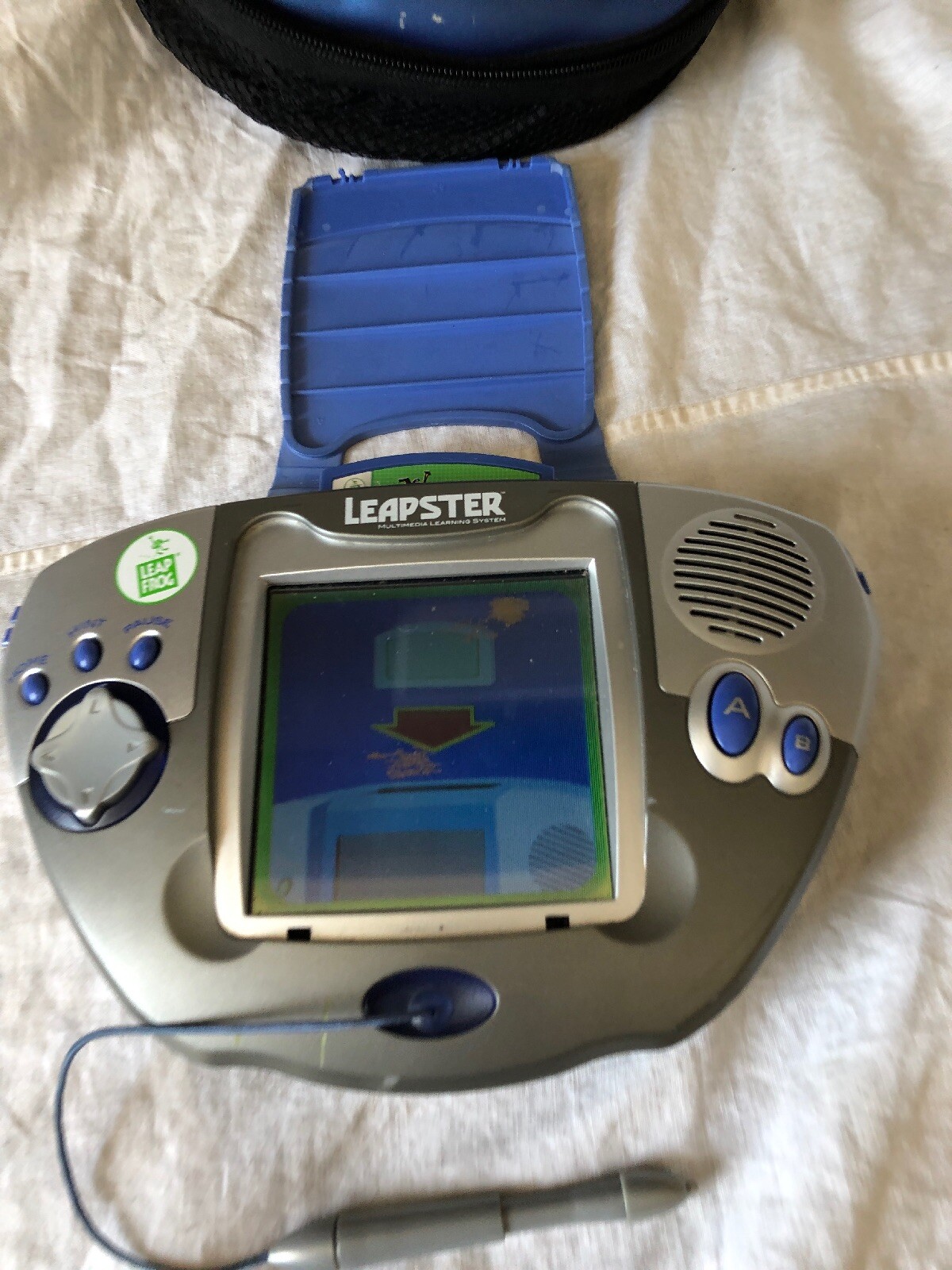 Leapfrog Leapster Pink And Purple Game System for parts repair