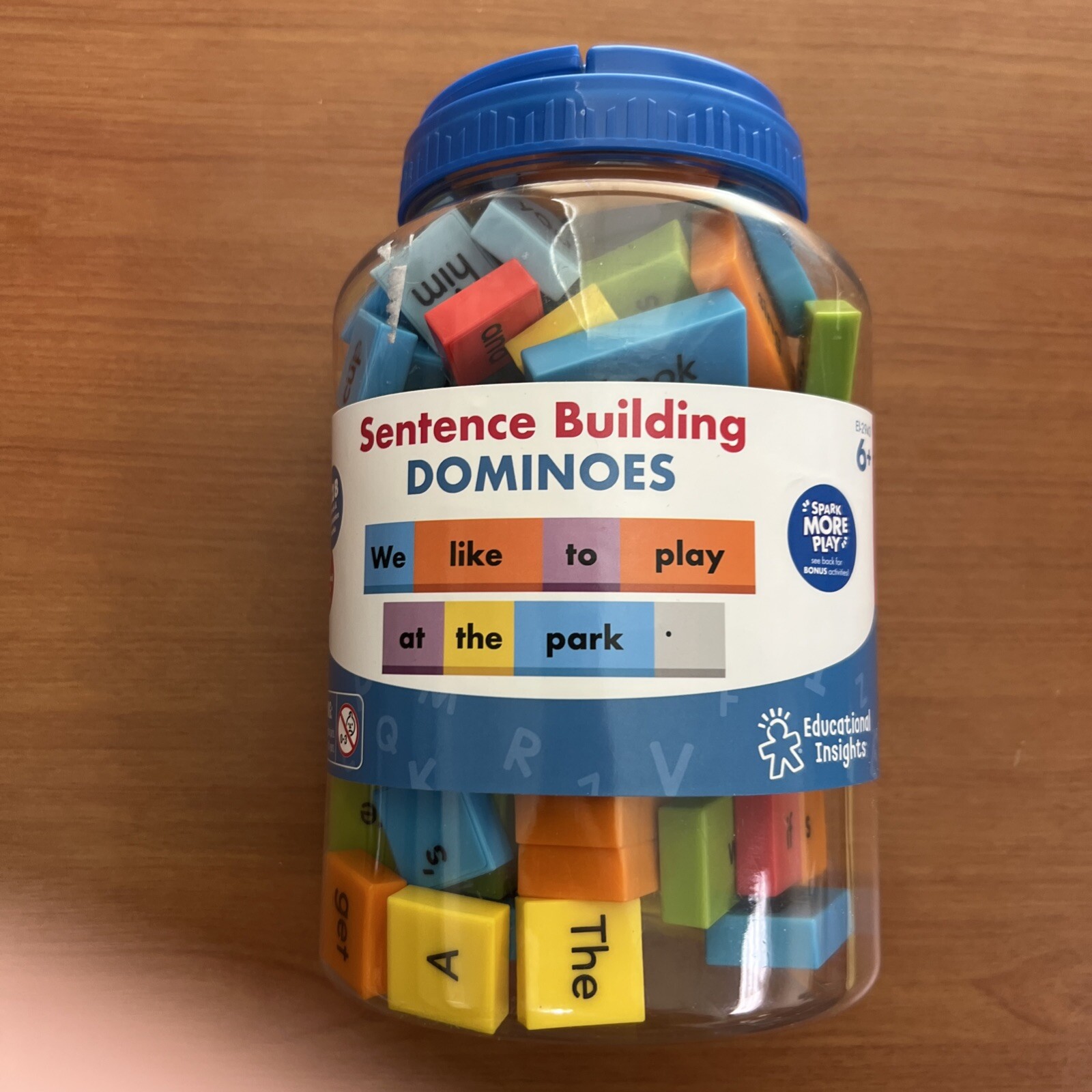 Educational Insights Sentence Building Dominoes 228 Words/Punctuations & More
