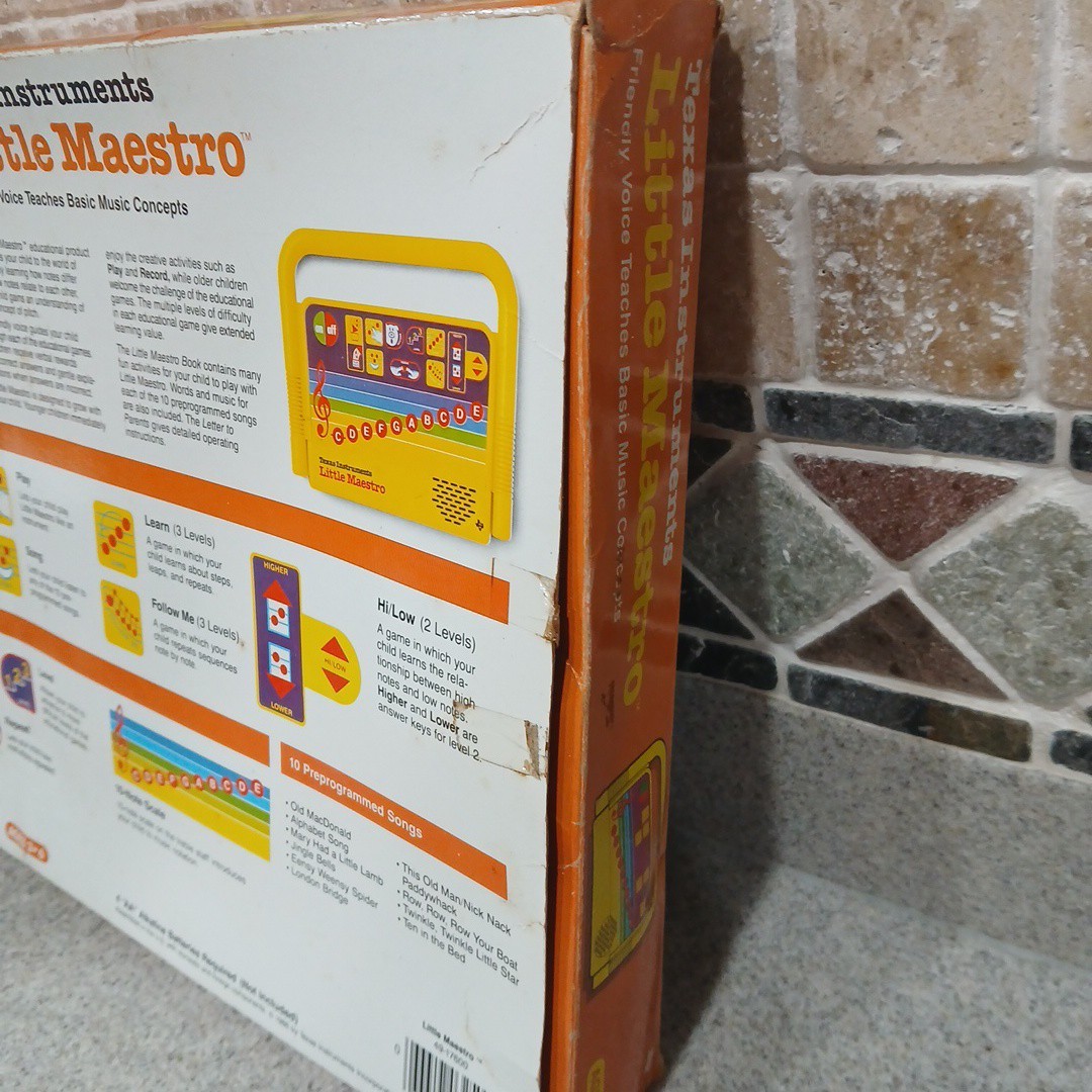 Texas instruments Little Maestro Music Concepts Tested Complete w Box & Manual!
