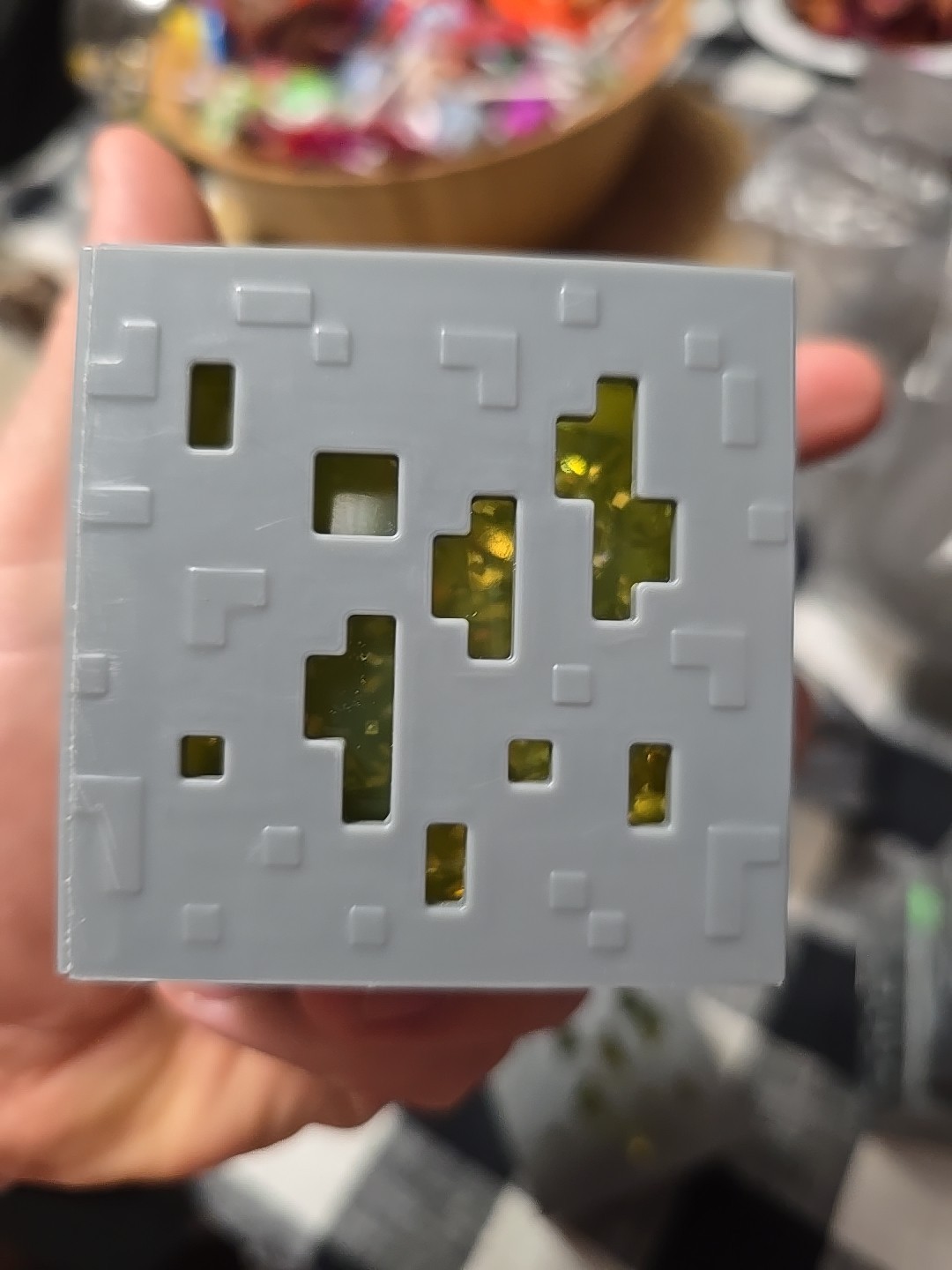New MINECRAFT JELLY CUBES – Yellow Viral Squishy – IN HAND Ships Fast