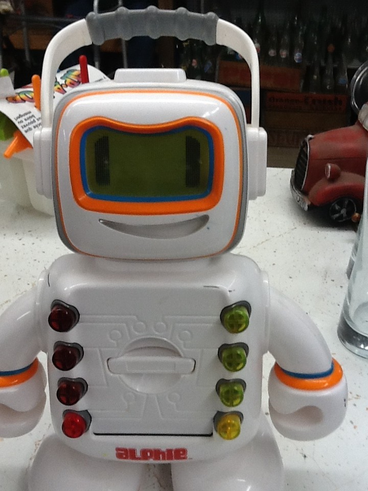 Alphie Talking Robot Vintage Playskool Working Condition RETRO