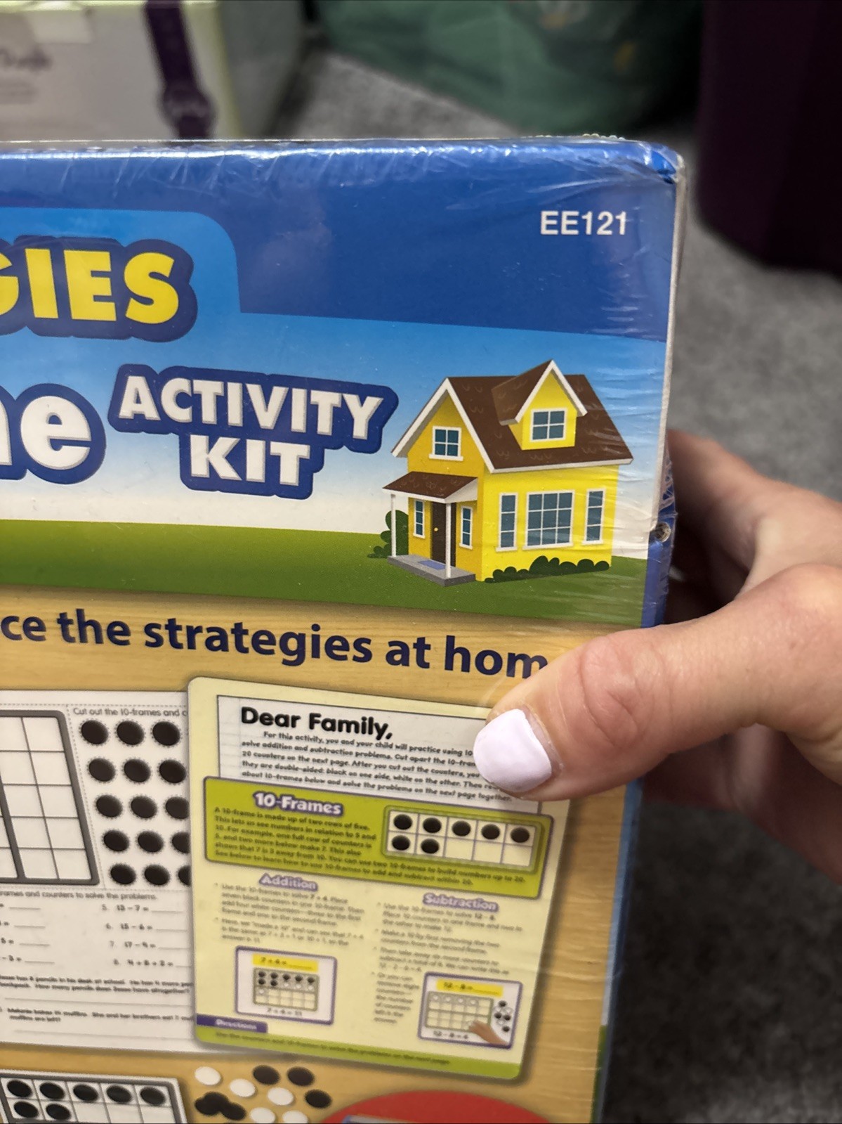 NEW Lakeshore Grade 1 School To Home Math Strategies Activity Kit