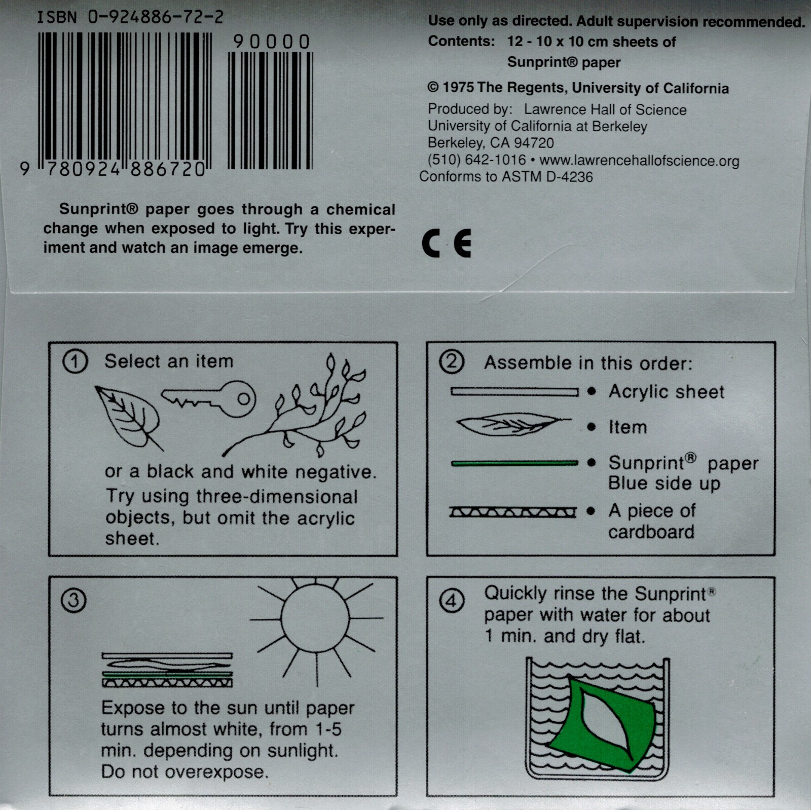 Lot of (2) Sunprint Refill Kit, Set of 12 Sheets per kit New