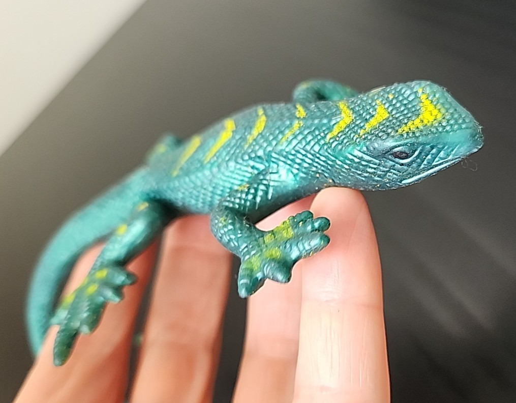 Fake Rubber Lizard Toy Action Figure Simulation Lizard Fidget
