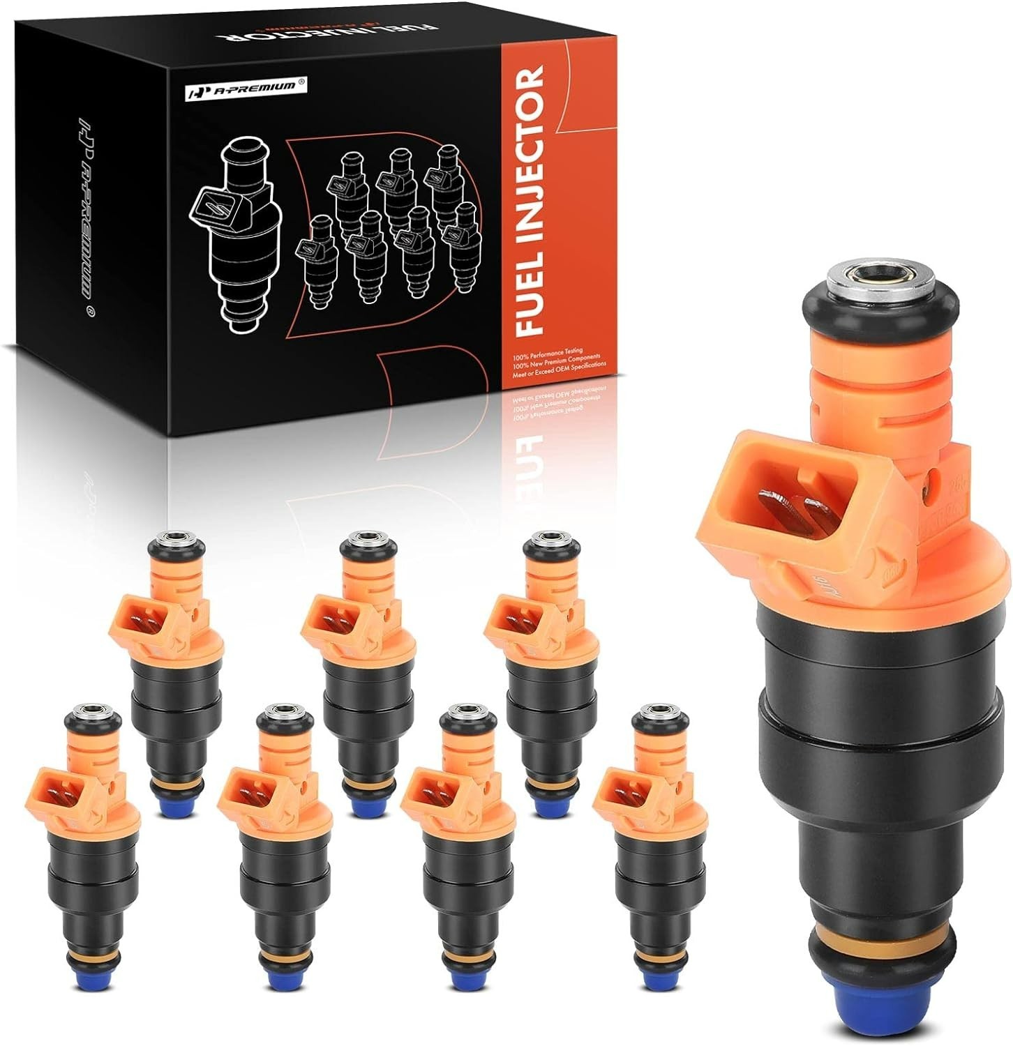 A-Premium Set of 8 Fuel Injector – Compatible with Ford, Lincoln, Mercury