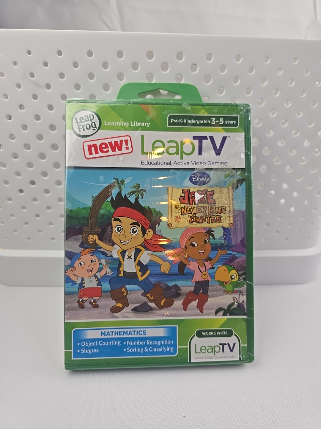 Leap Frog Learning Game Jake & The Neverland Pirates Age 3-5 LeapTV Mathematics