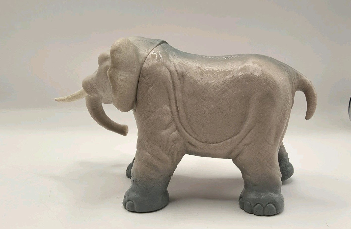 Elephant Toy Figure Plastic 6″L Realistic Playskool 1990