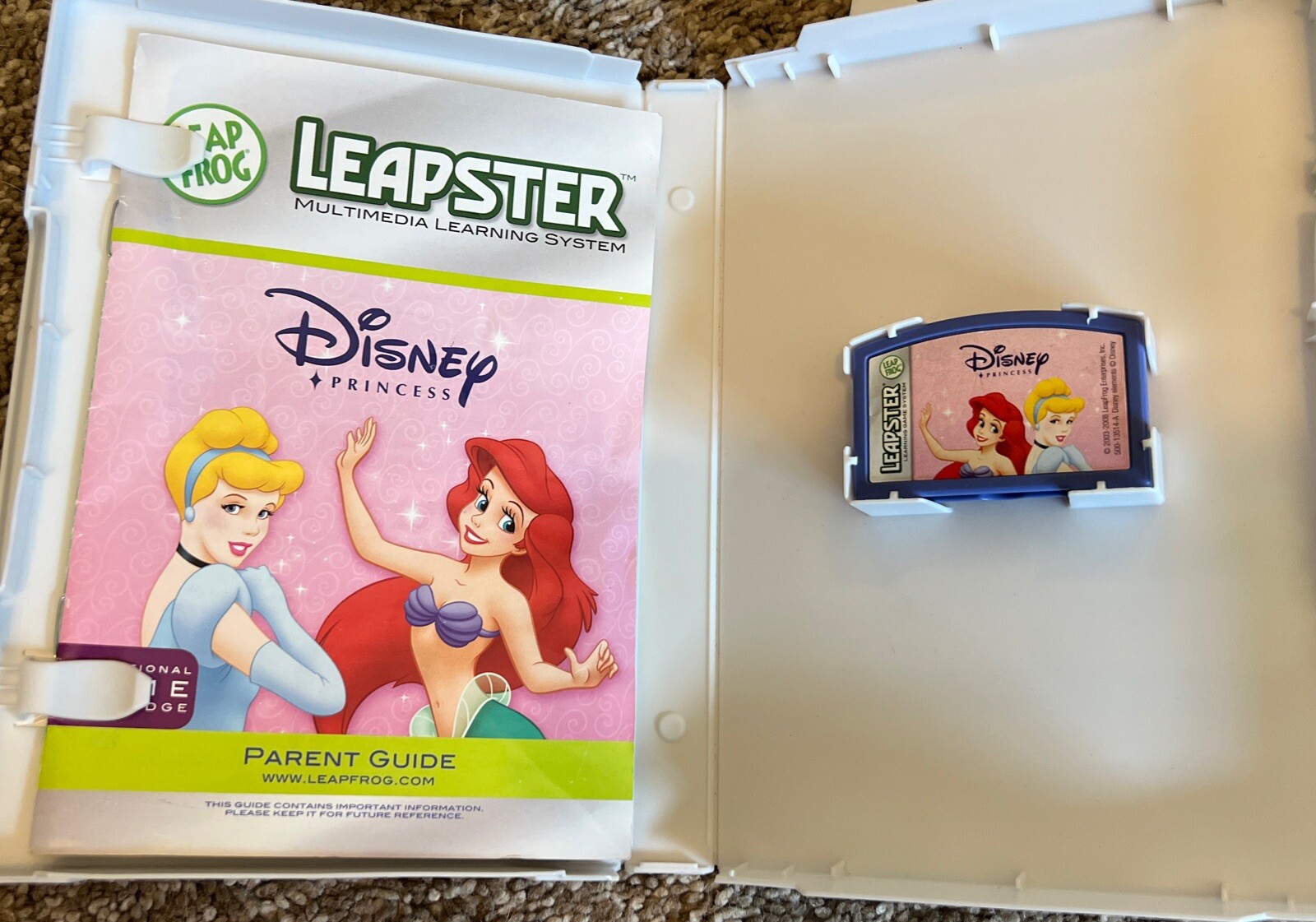 Disney Princess Leapster 2 Leap Frog 4-6 Years Pre-K-K Enchanted Learning Manual