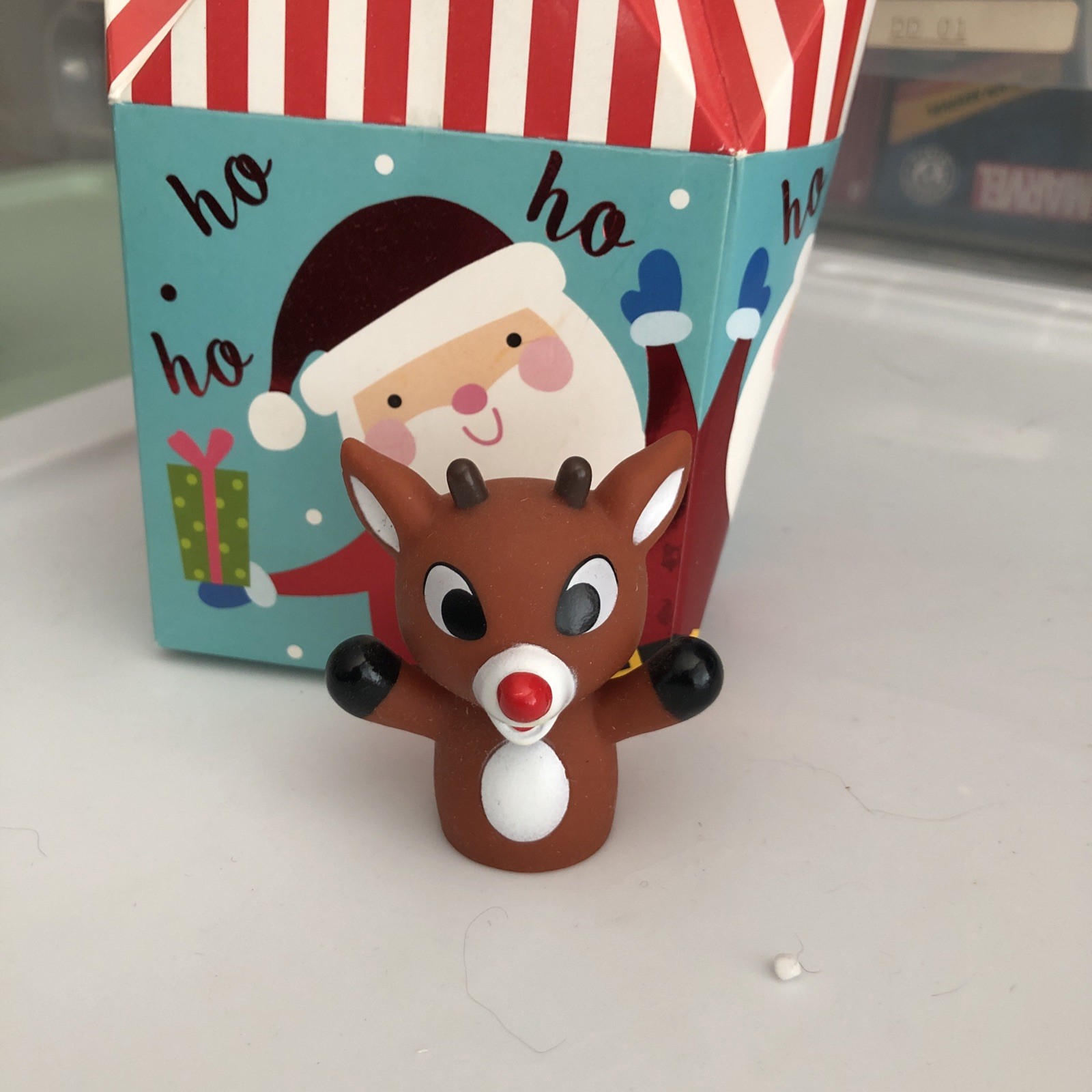 Rudolph The Red Nose Reindeer Figure Puppets Set of 5