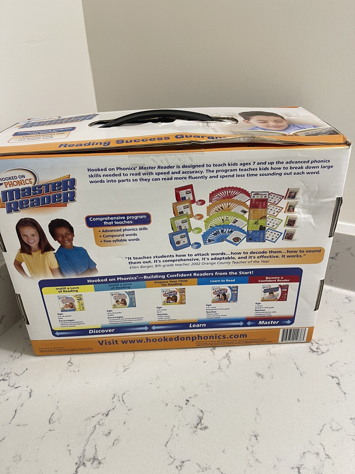 Hooked on Phonics Master Reader 2nd to 6th Grade 7+ Years Old – Missing Green CD