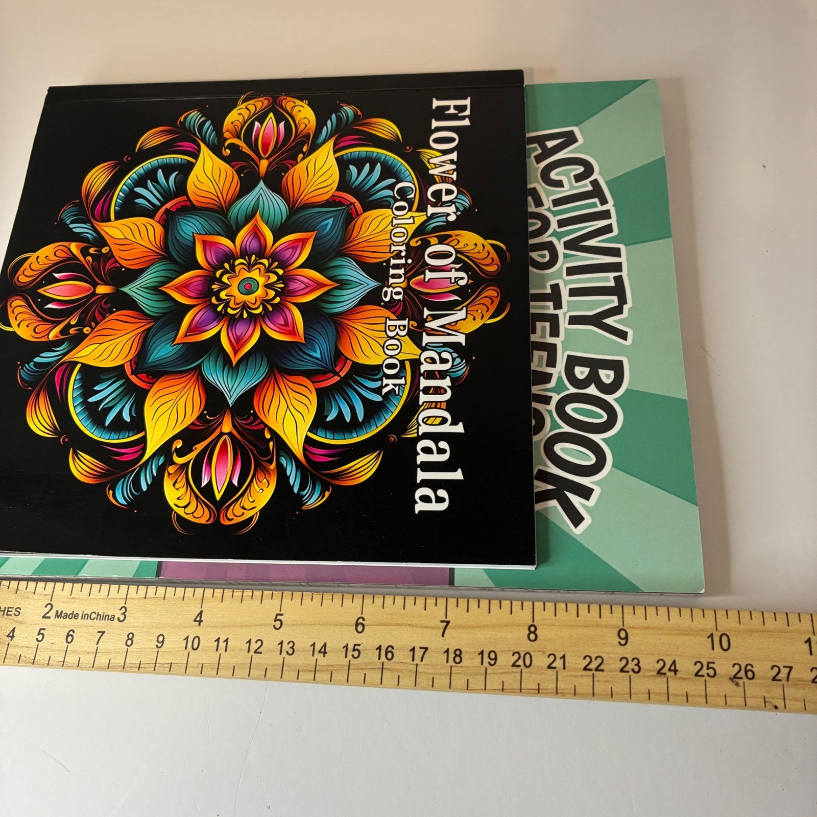 Activity Books For Teens Fun Puzzle Book Mandala Coloring Book Lot of 2 DIY