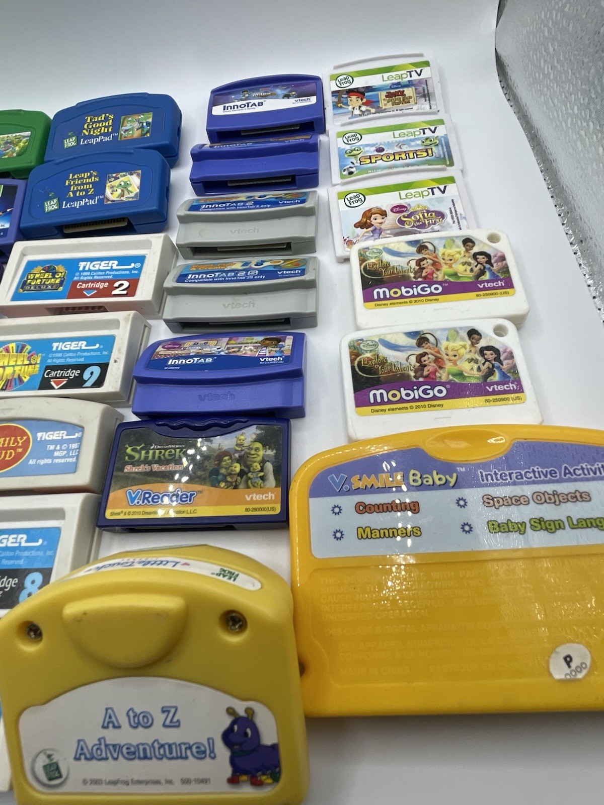 25 Leap Frog, V Tech, Tiger Learning Games