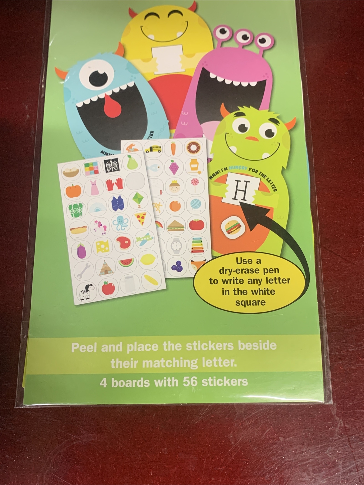 Teaching Tree Feed The Monster Alphabet Game 6pack brand new