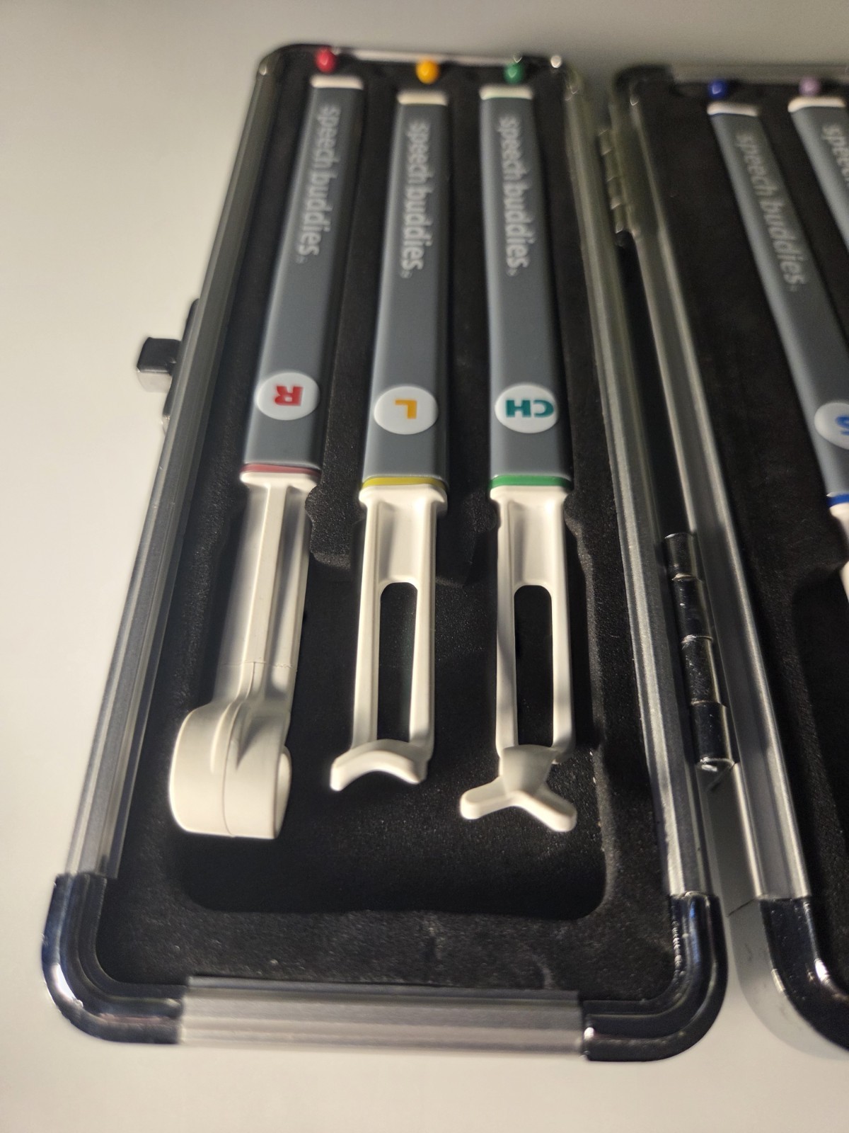 Speech Buddies Set of 5 Speech Therapy Articulation Tools w/ Hard Case!!!!!!