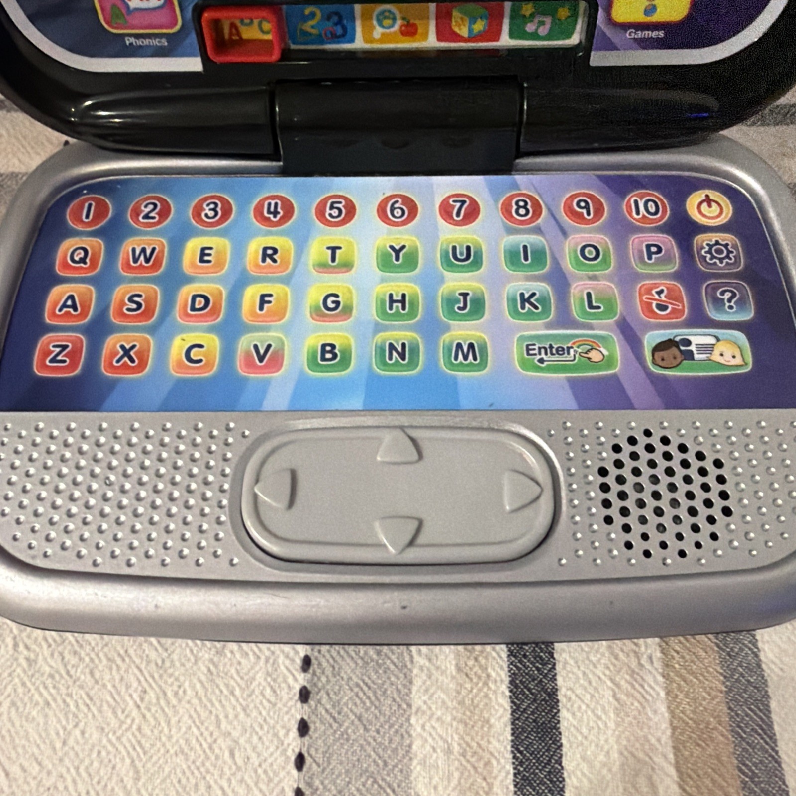 VTech Tote & Go Laptop Educational Toy – Blue/Silver Preschool Learning STEM ABC