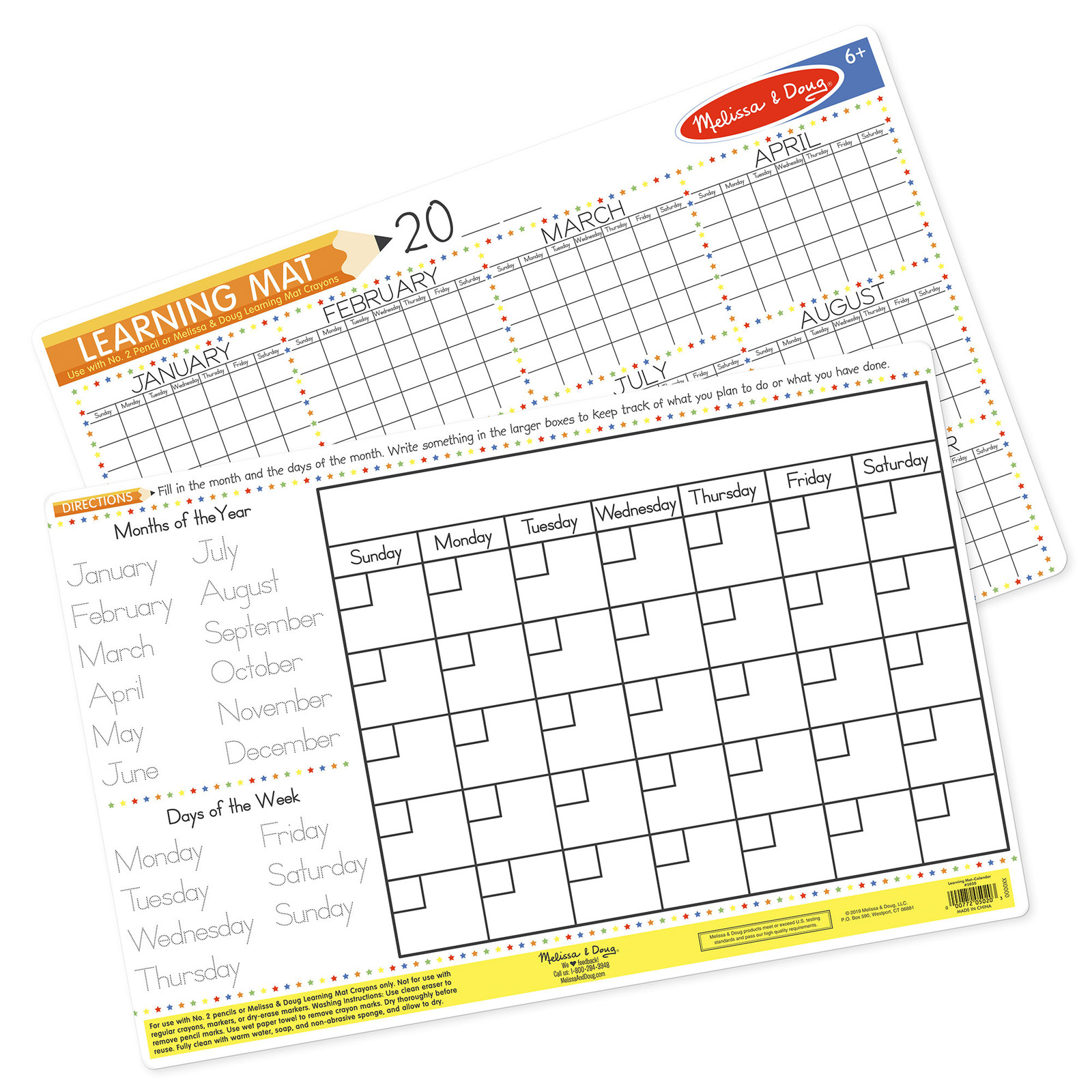 MD5045 CALENDAR LEARNING MAT