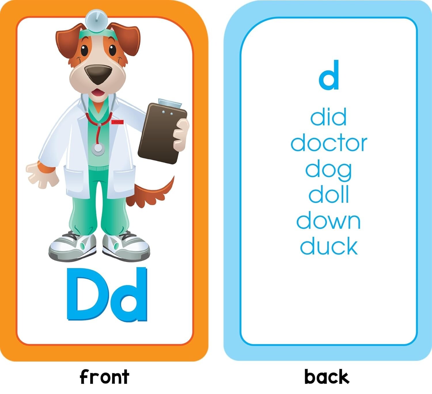 School Zone Phonics Made Easy Flash Cards Early Reading, Short Vowels, Long Vowe