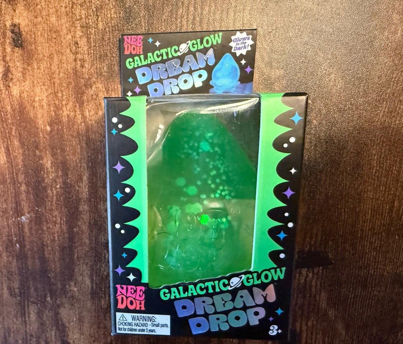 NeeDoh GALACTIC GLOW DREAM DROP (GREEN) – Glow In The Dark – SEALED/ BRAND NEW‼️
