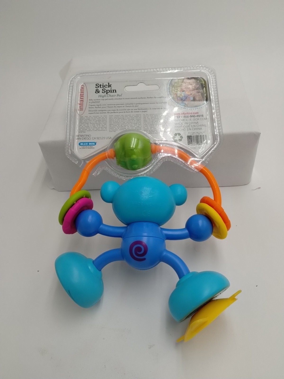 Infantino-Stick Spin High Chair/Stroller PalMonkey Baby Toy Brand New
