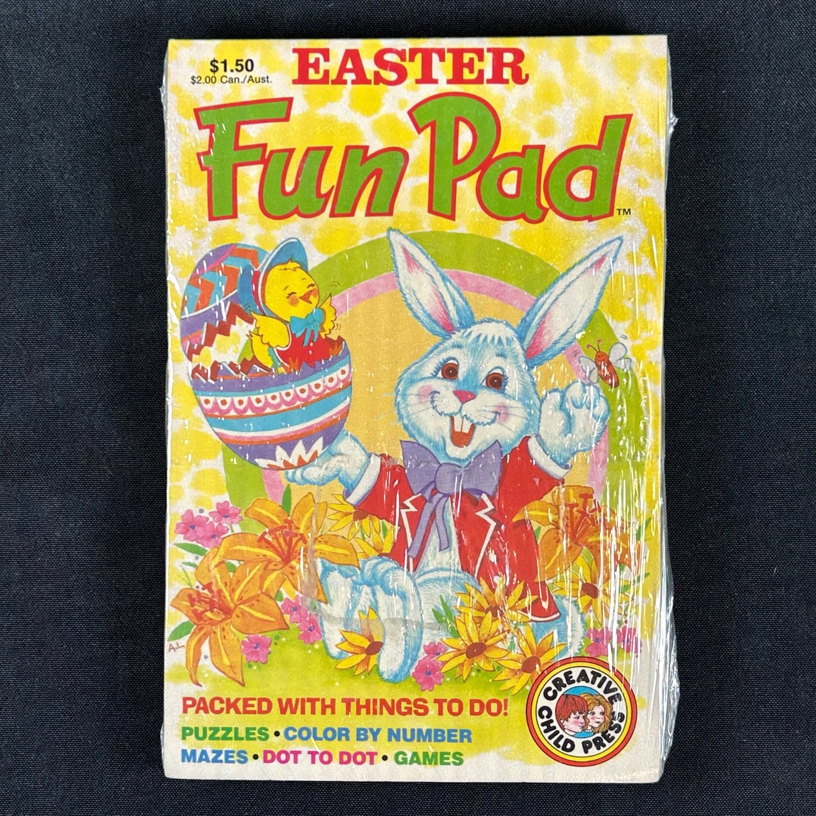 2 Pack (sealed) Easter Fun Pad Creative Child Press Activity Books Vintage NOS