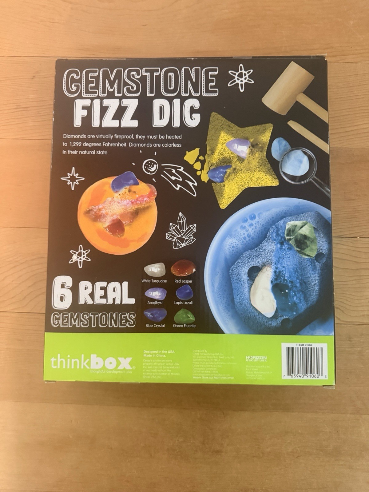 2018 Think Box Gemstone Fizz Dig Kit New In Box