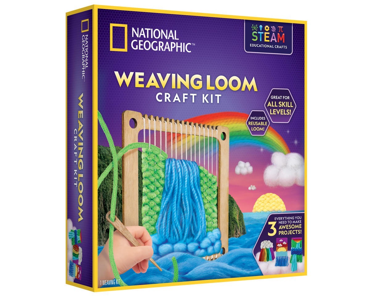 Blue Marble National Geographic Weaving Loom Craft Kit [DWDRTWEAVE]
